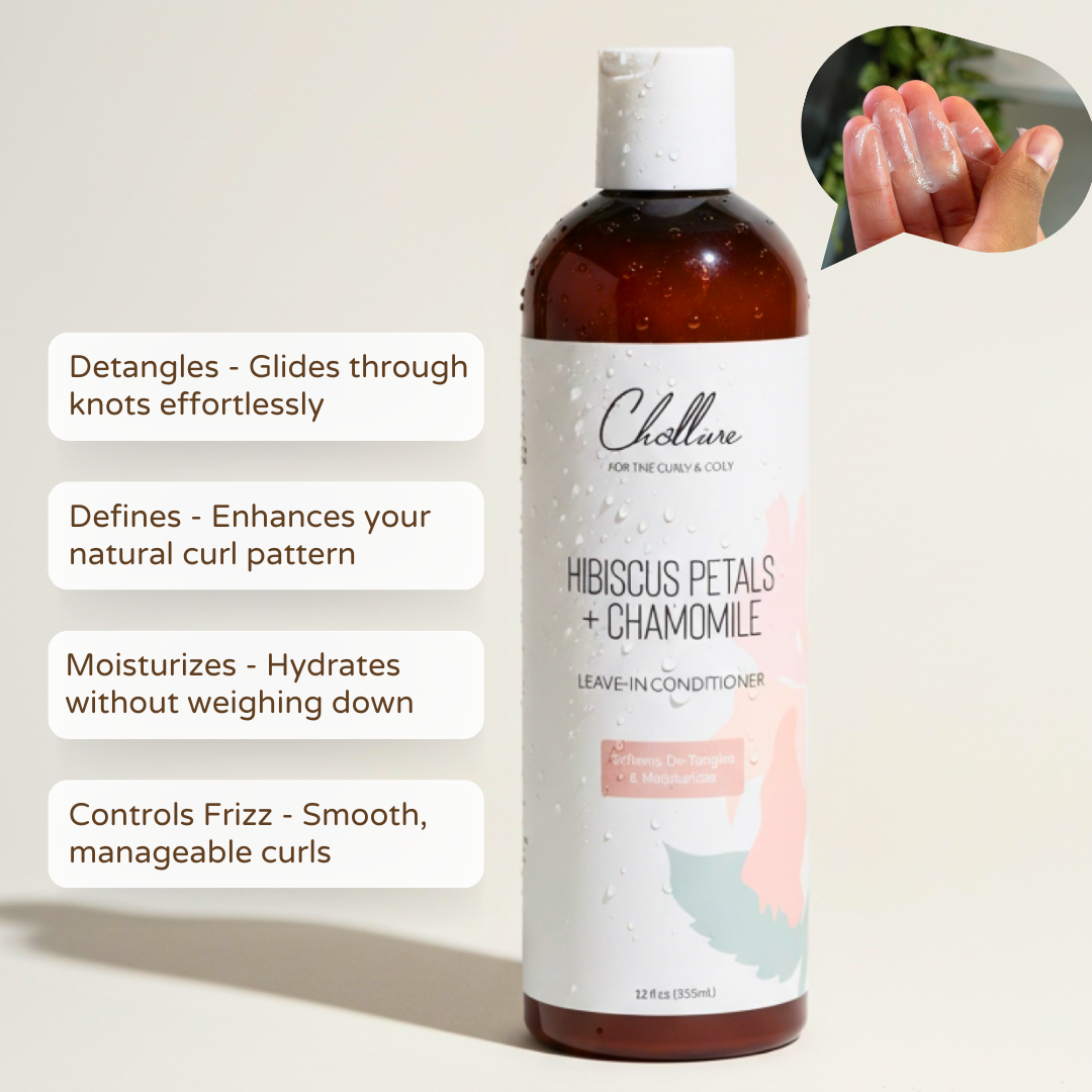 Hibiscus Petals + Chamomile Leave-in Conditioner